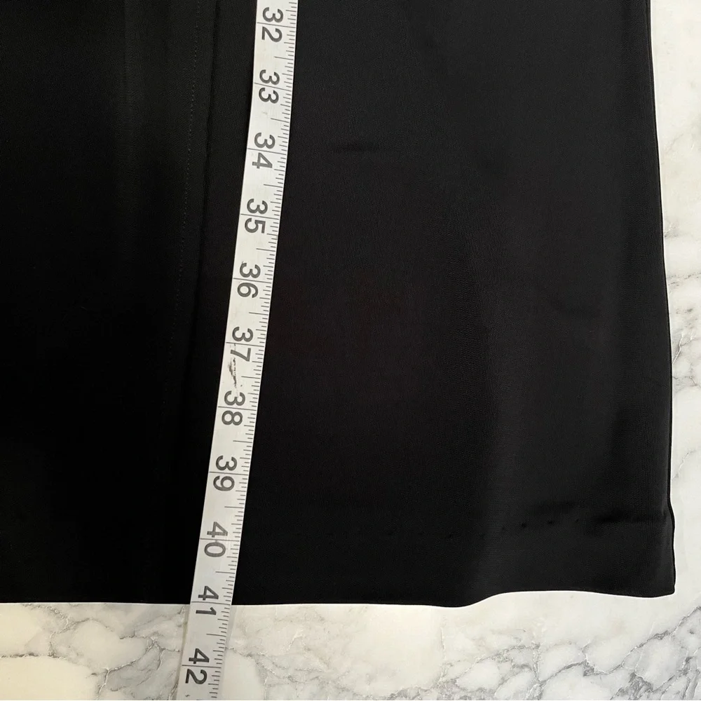 Diane von Furstenberg DVF Valena True Wrap Dress Sleeveless Black Red Trim 10 - Picture 10 of 14